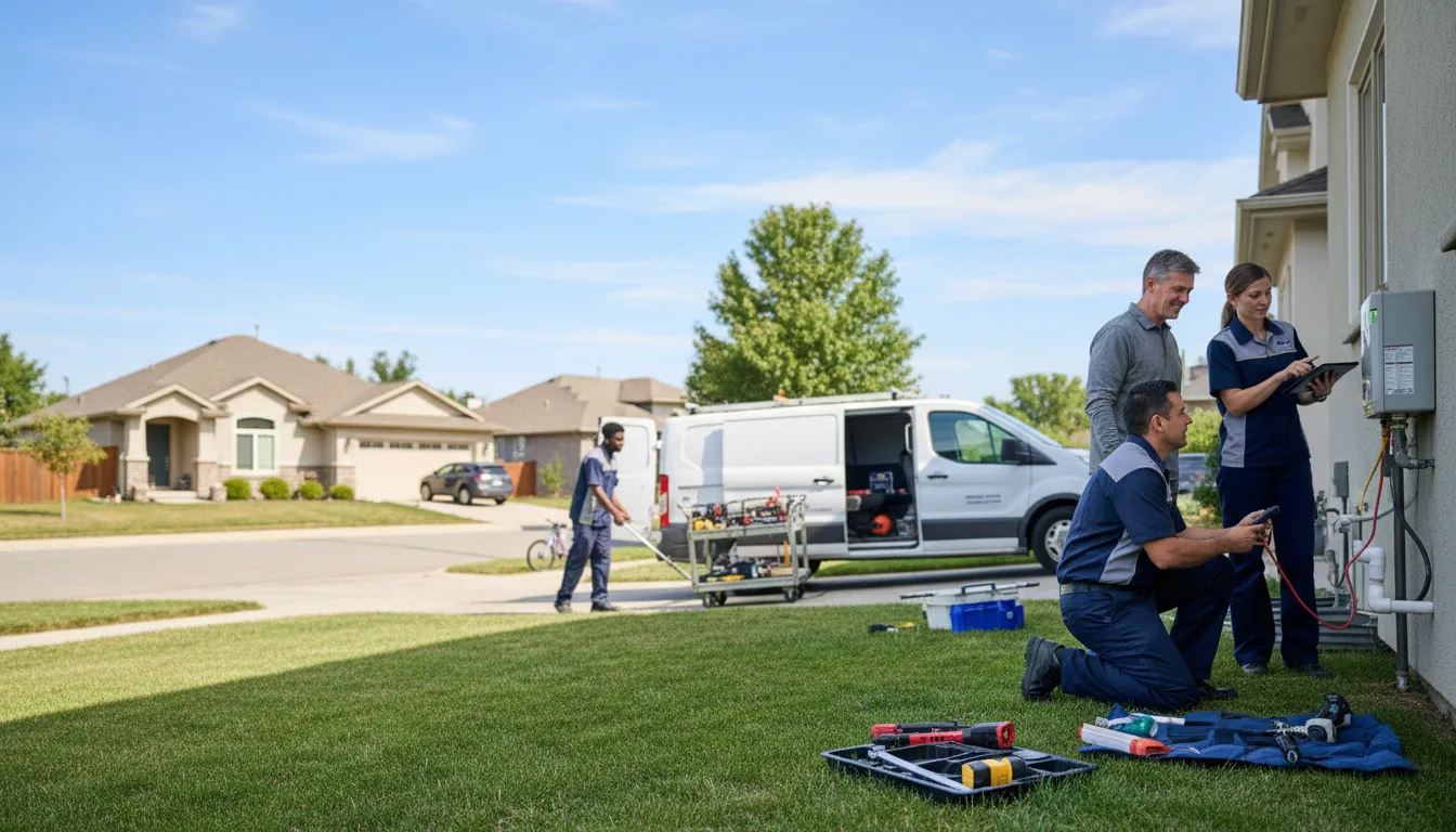 Tankless water heater service in Holbrook, PA